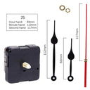 Clock Mechanism Repair Parts DIY Silent Quartz Movement Set