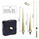 Clock Mechanism Repair Parts DIY Silent Quartz Movement Set