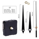 Clock Mechanism Repair Parts DIY Silent Quartz Movement Set