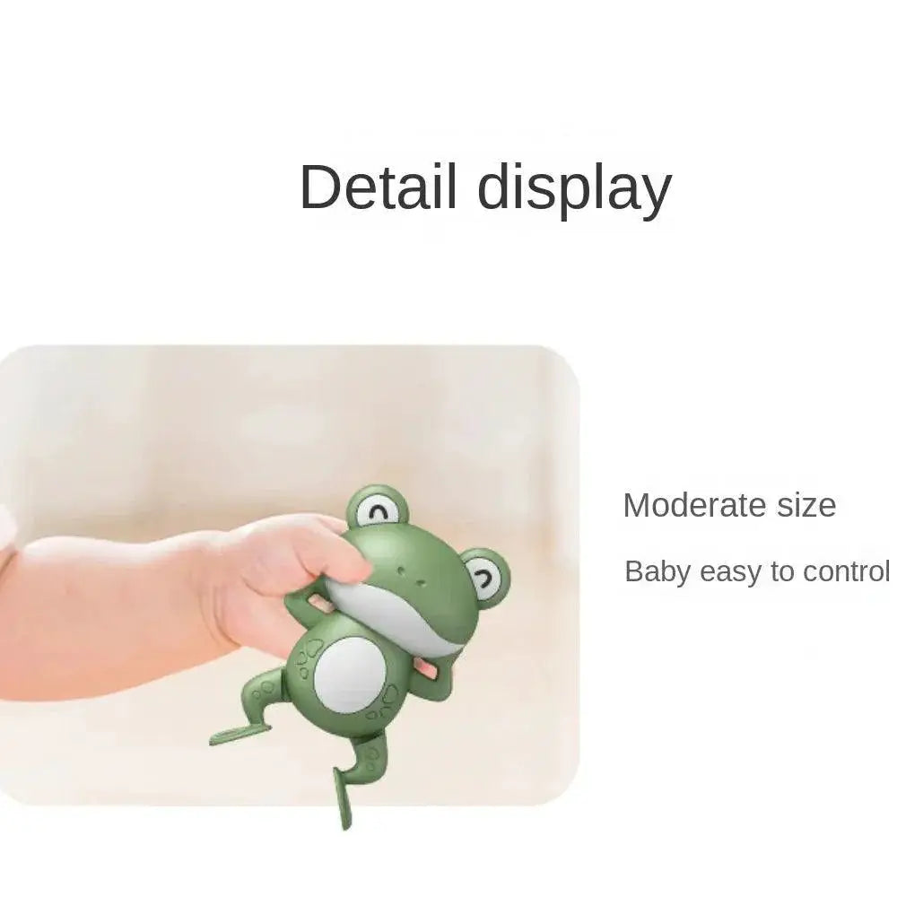 Clockwork Swimming Frog Bath Toy Fun Safe Water Toy