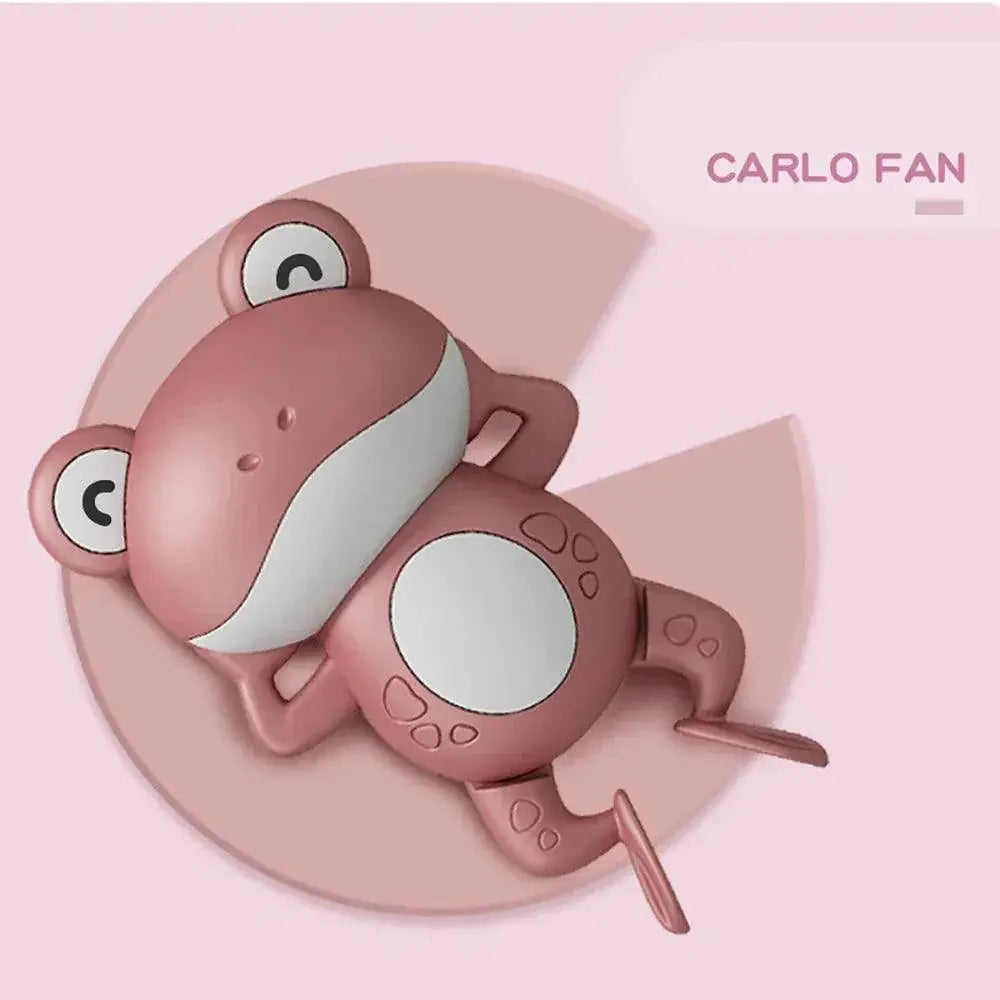 Clockwork Swimming Frog Bath Toy Fun Safe Water Toy