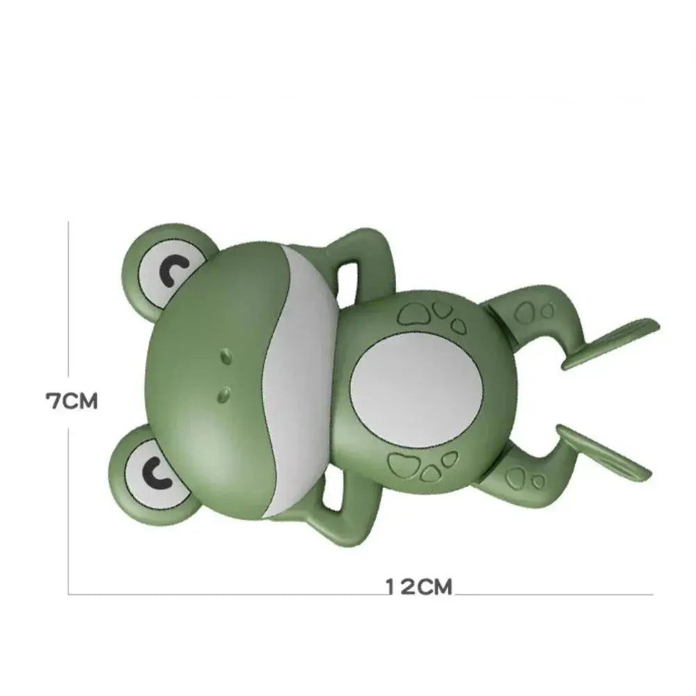 Clockwork Swimming Frog Bath Toy Fun Safe Water Toy