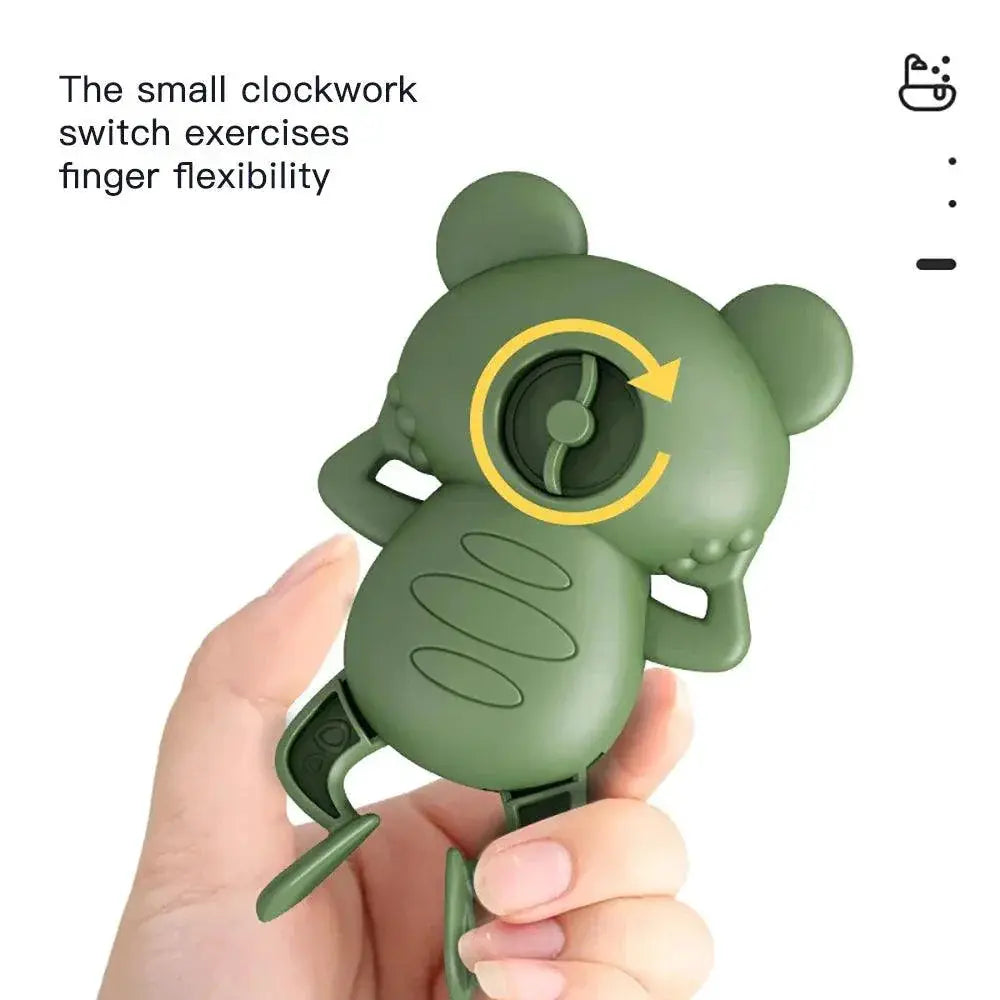 Clockwork Swimming Frog Bath Toy Fun Safe Water Toy