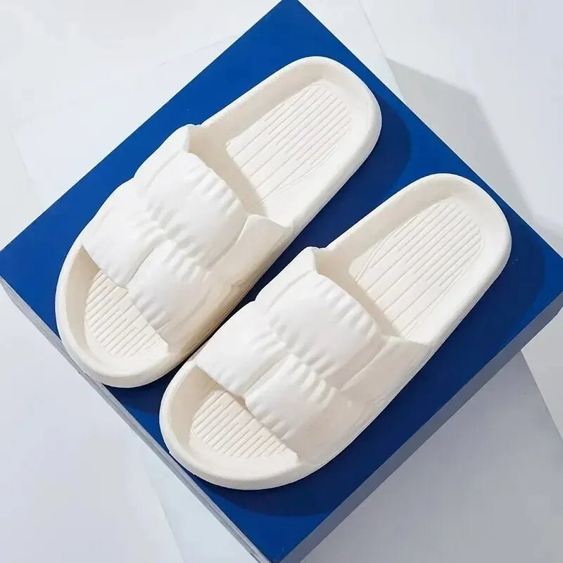 CloudWalk Ladies Soft Sole Slippers Thick Platform Outdoorsy EVA Non Slip - Cozy