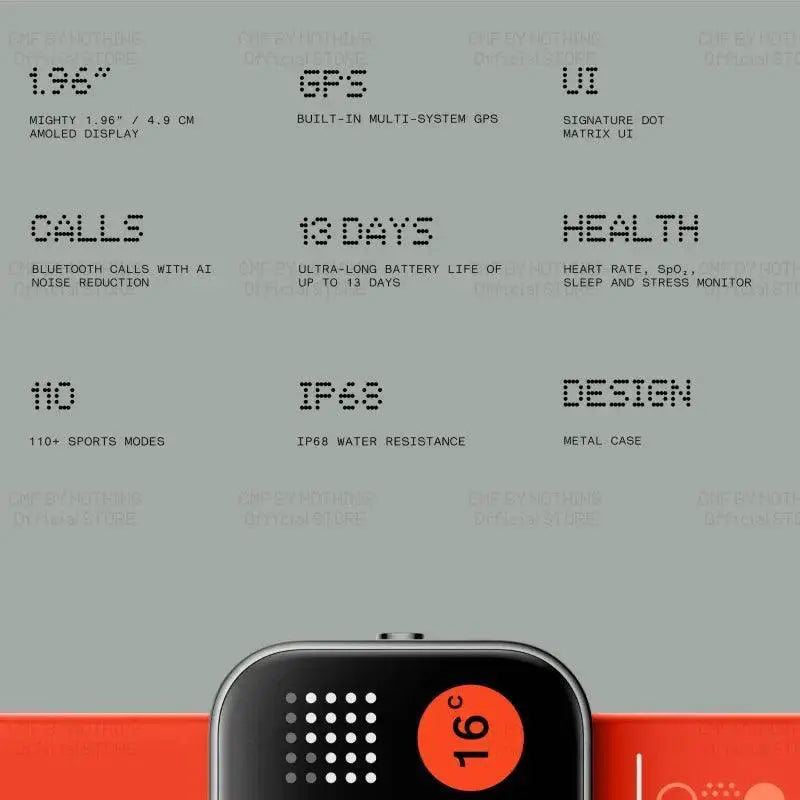 CMF Pro Smartwatch GPS Health Tracker For Active Living