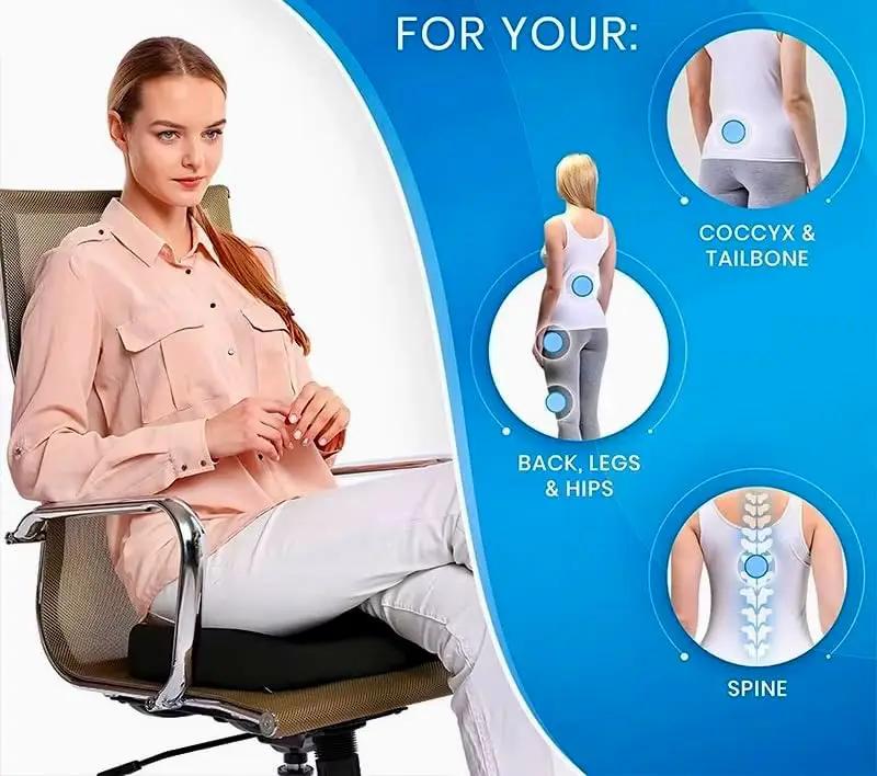 Coccyx Pain Relief Seat Cushion For Car