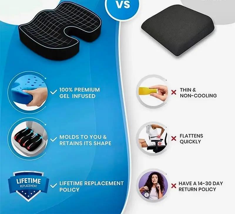 Coccyx Pain Relief Seat Cushion For Car