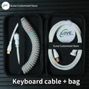 Coiled USB C Keyboard Cable Premium Wired Solution for Gaming