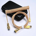 Coiled USB C Keyboard Cable Premium Wired Solution for Gaming