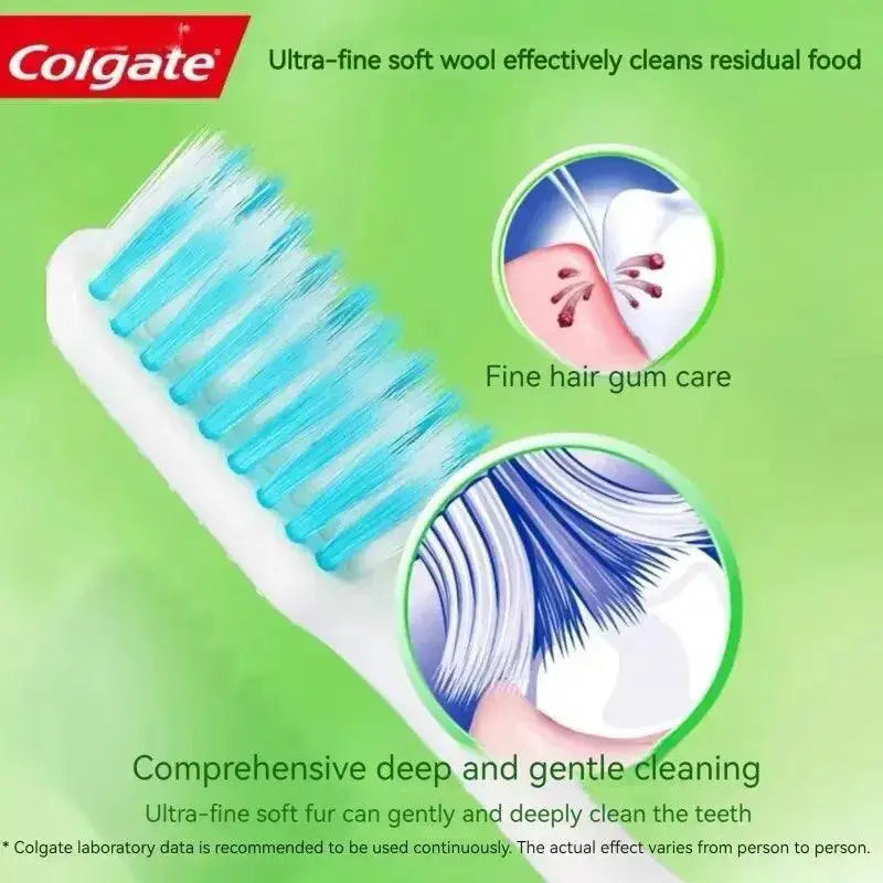 Colgate Soft Bristle Family Toothbrush Set 6 Pack Essentials