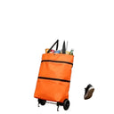 Compact Folding Cart for Smart Home Use