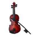Collection Model Decoration Gifts Mini Violin Wooden Art