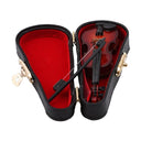 Collection Model Decoration Gifts Mini Violin Wooden Art