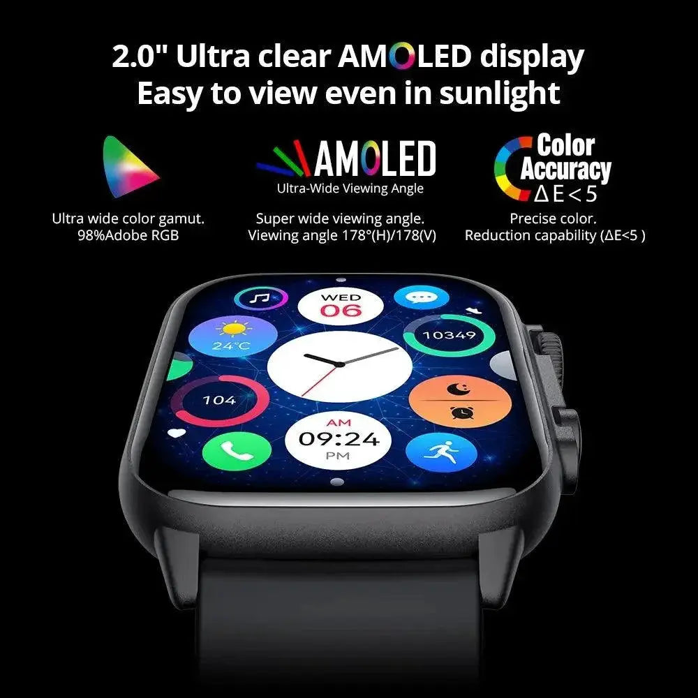 Colmi C81 AMOLED Fitness Watch Waterproof 100 Sports Modes