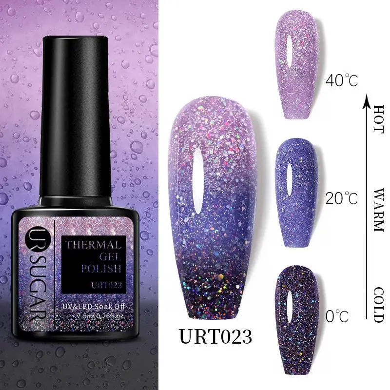 Color Changing Glitter Gel Polish Set Mesmerizing Effects