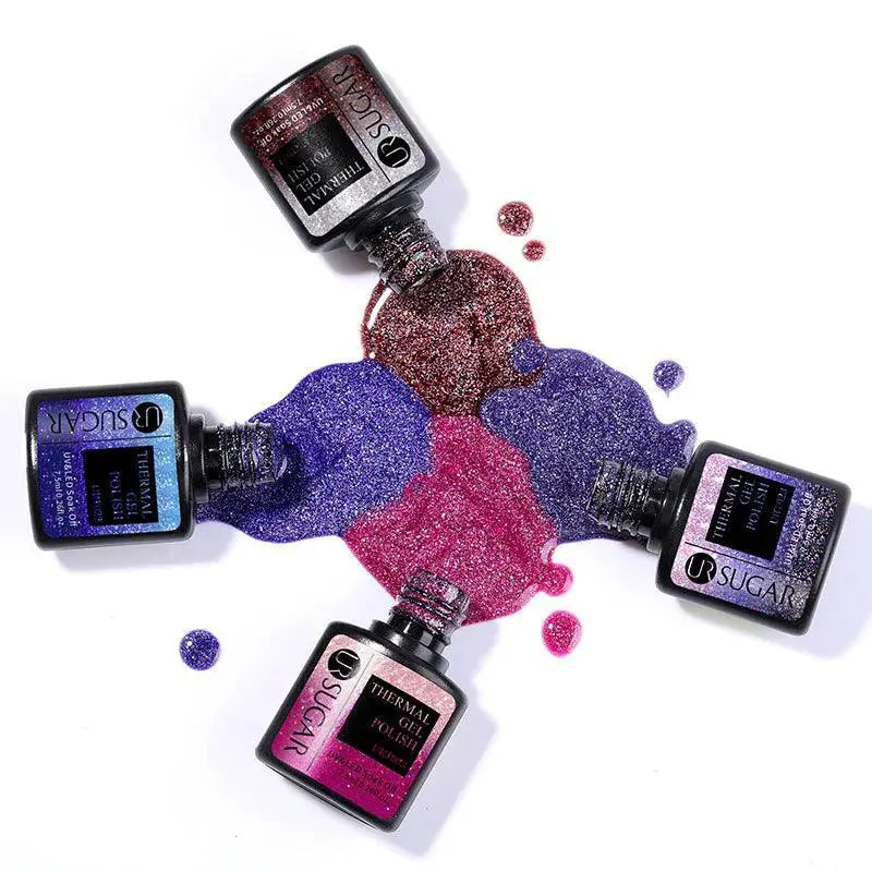Color Changing Glitter Gel Polish Set Mesmerizing Effects