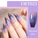 Color-Changing Glitter Gel Polish Set: Mesmerizing Effects