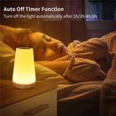 Color Changing Touch Bedside Lamp Remote Controlled Light