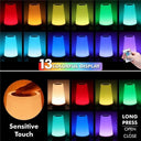 Color Changing Touch Bedside Lamp Remote Controlled Light