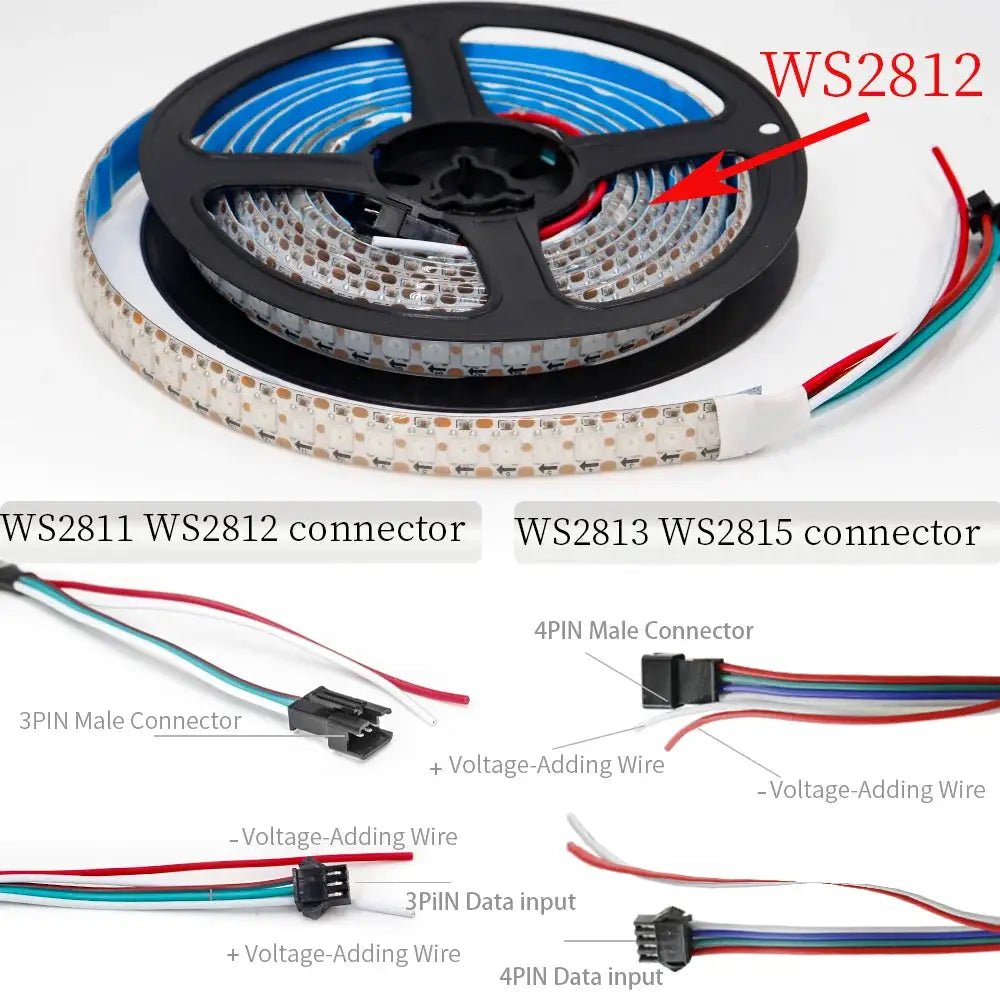 Color Flow RGB LED Strip Lights for Home