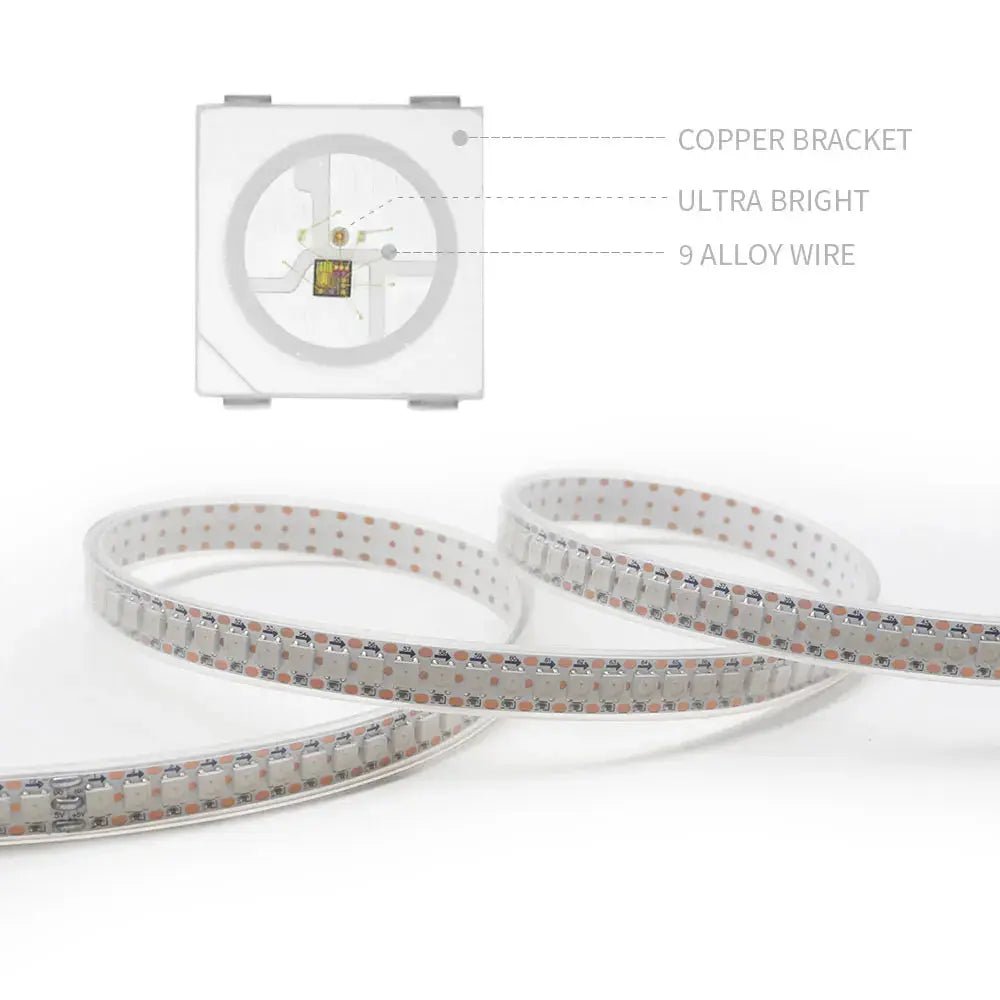 Color Flow RGB LED Strip Lights for Home