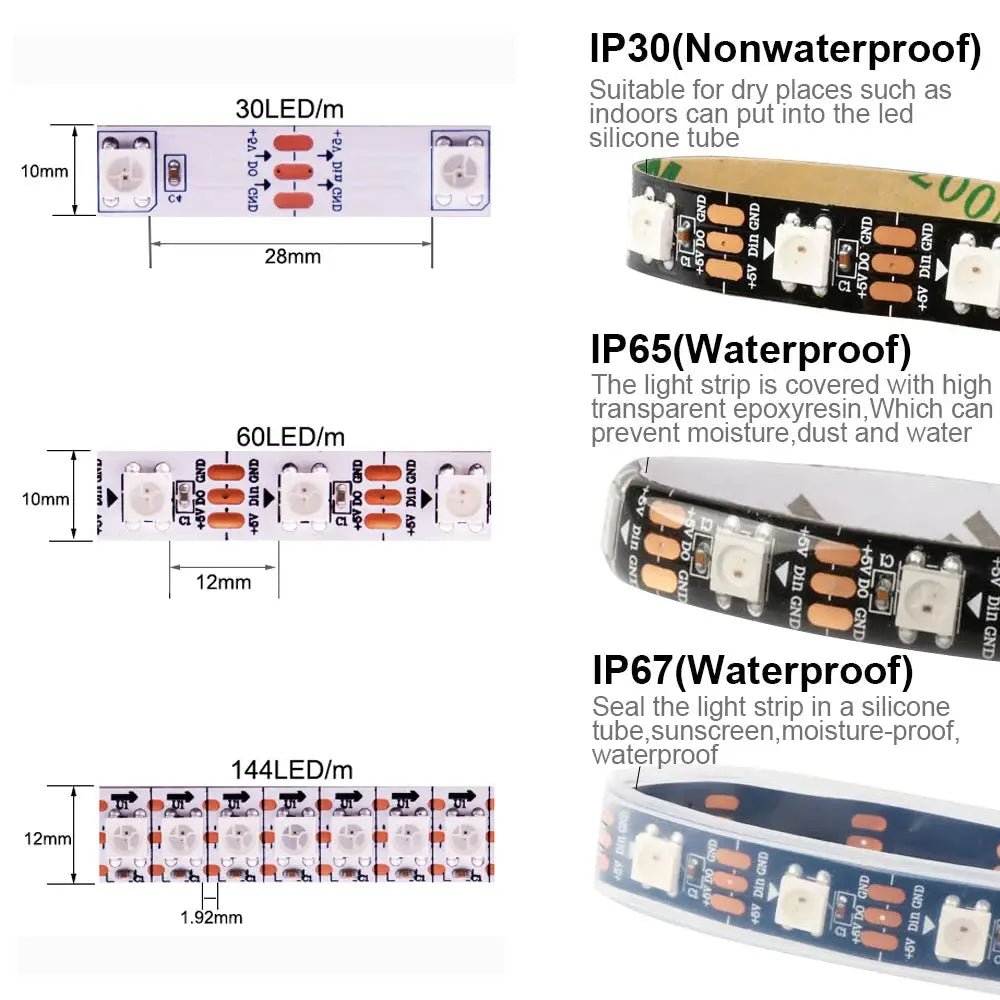Color LED Strip for Living Rooms