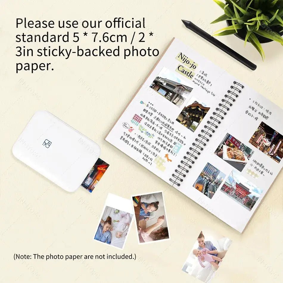 Color Prints Pocket Printer For Phones