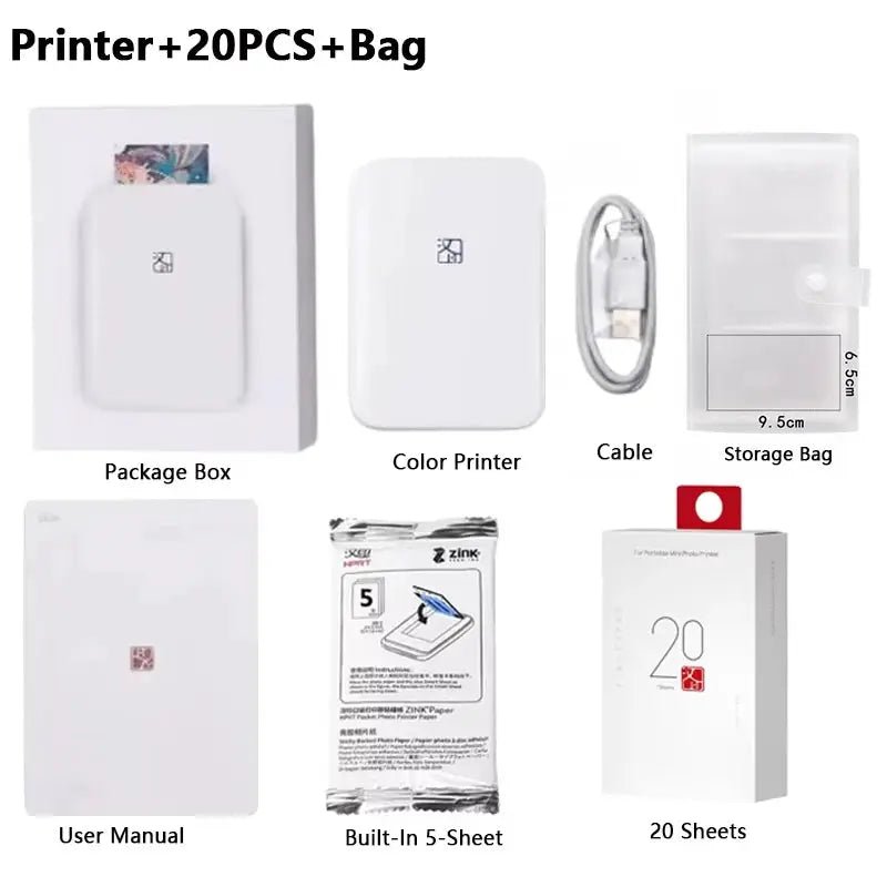 Color Prints Pocket Printer for Travel