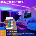 Colorful Bluetooth LED Strip Lights with Music Sync Decor