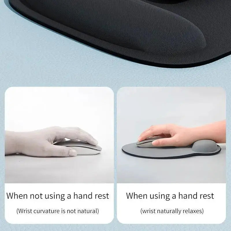 Colorful Ergonomic Wrist Mouse Pad Large Non Slip Mat