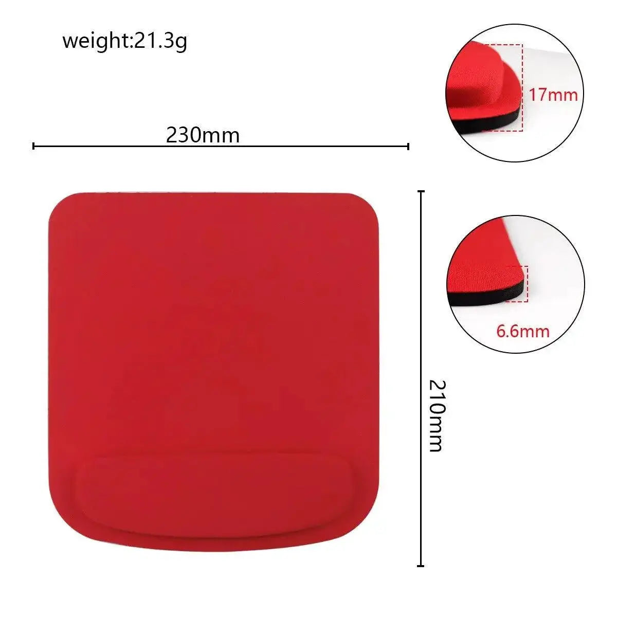 Colorful Ergonomic Wrist Mouse Pad Large Non Slip Mat