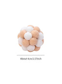 Colorful Handmade Bell Ball Cat Toy For Chase And Play Fun