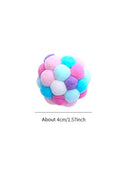 Colorful Handmade Bell Ball Cat Toy For Chase And Play Fun