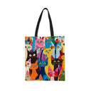 Durable Kitten Print Bag for Daily Use
