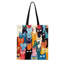 Durable Kitten Print Bag for Daily Use