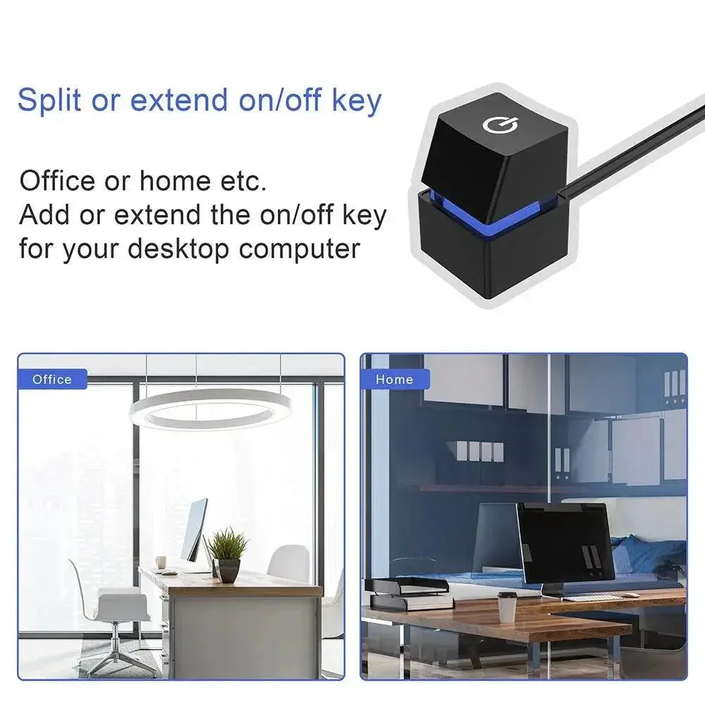 Colorful LED Desk Switch for Easy Power Control and Lights