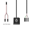 LED Desk Switch for Gamers Power Lights