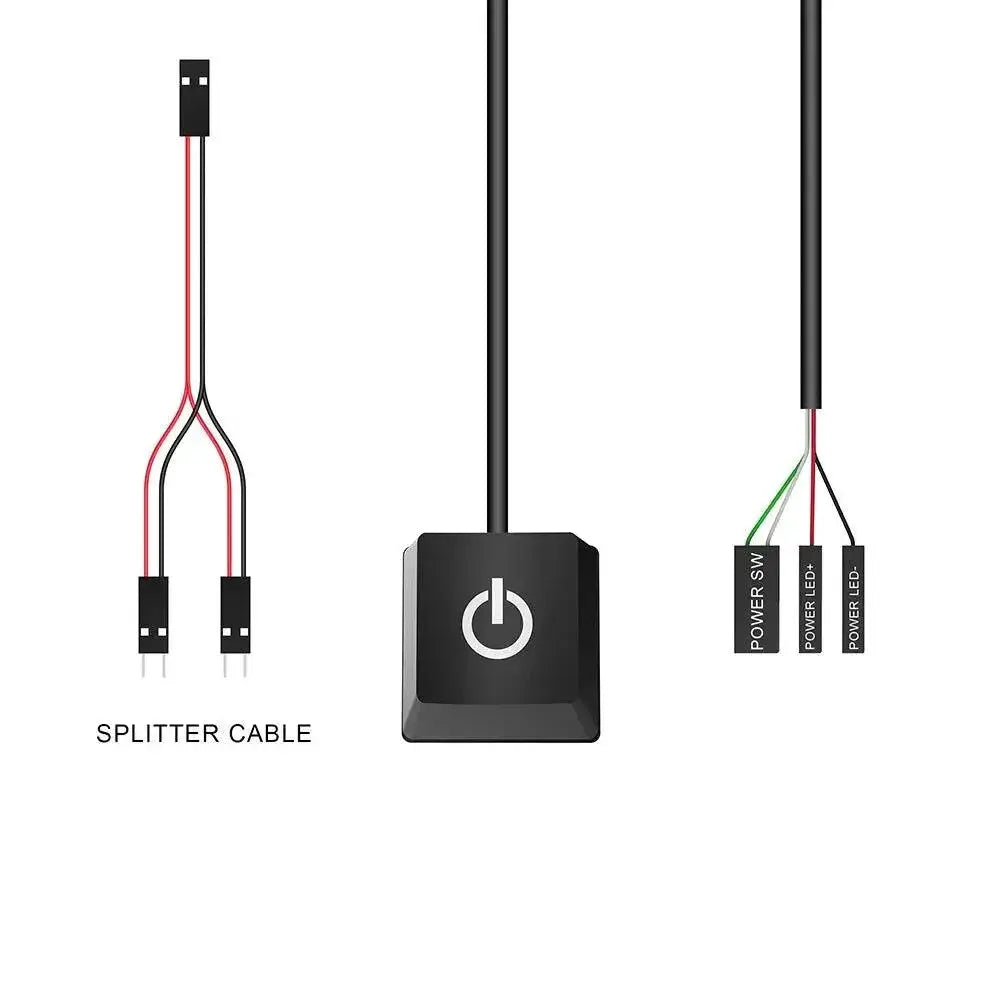 Colorful LED Desk Switch for Easy Power Control and Lights