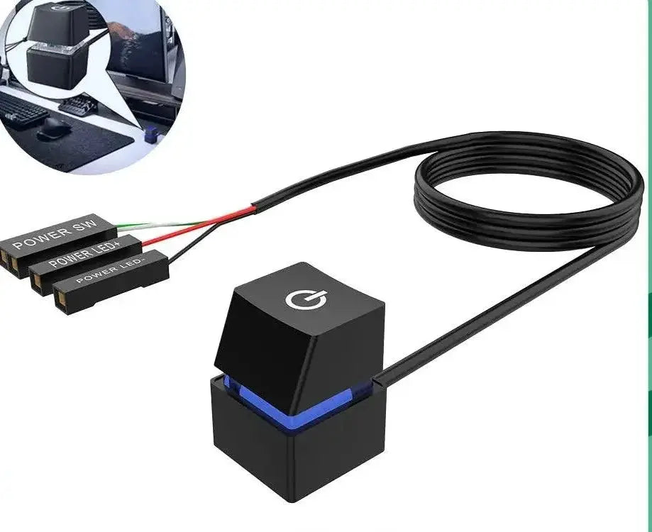 Colorful LED Desk Switch for Easy Power Control and Lights