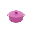 Colorful Miniature Metal Soup Pot for Dollhouse Kitchen