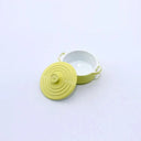 Colorful Miniature Metal Soup Pot for Dollhouse Kitchen