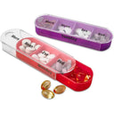 Colorful Pill Organizer Vibrant Design Eco-Friendly Portable Size