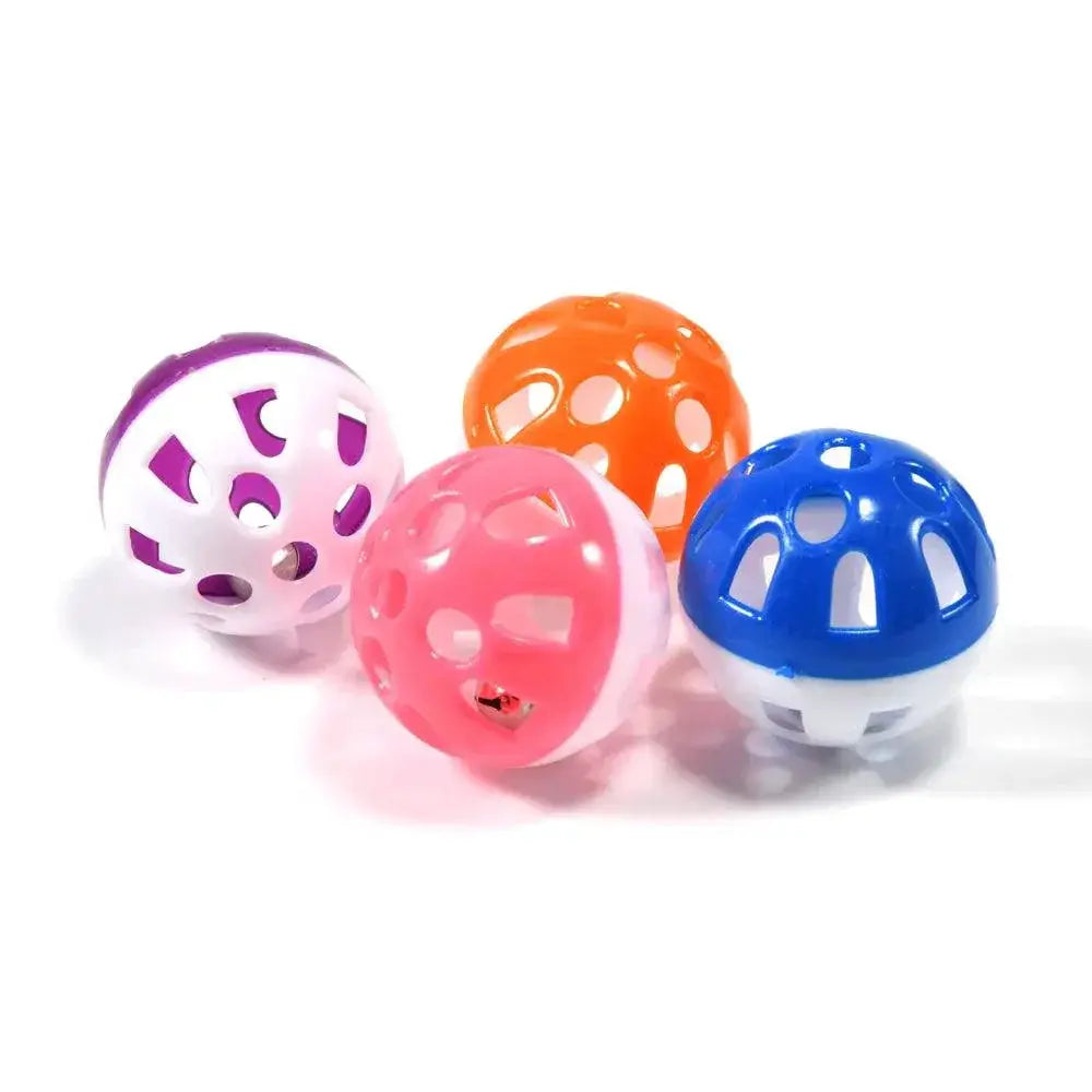 Colorful Rolling Bell Ball Bird Toy For Parakeet Play