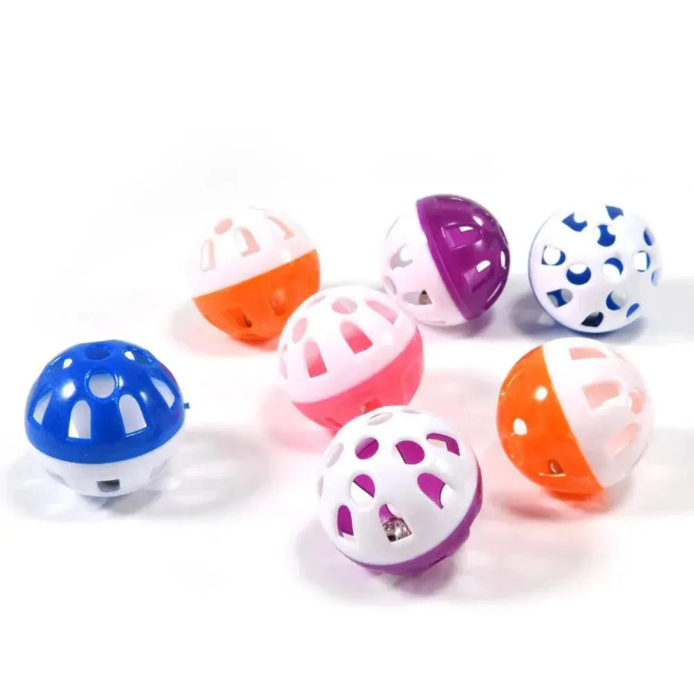 Colorful Rolling Bell Ball Bird Toy For Parakeet Play