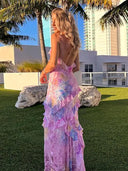 Effortless Colorful Beach Dress for Women