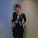 Sequin Maxi Dress for Women Evening Glam