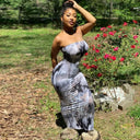 Colorful Tie Dye Maxi Dress Vibrant Summer Fashion Choice