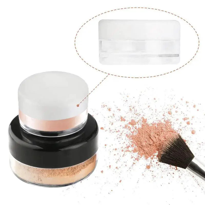 Colorful Travel Cosmetic Jars Set for Skincare Essentials
