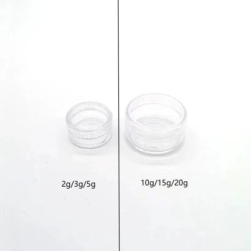 Colorful Travel Cosmetic Jars Set for Skincare Essentials