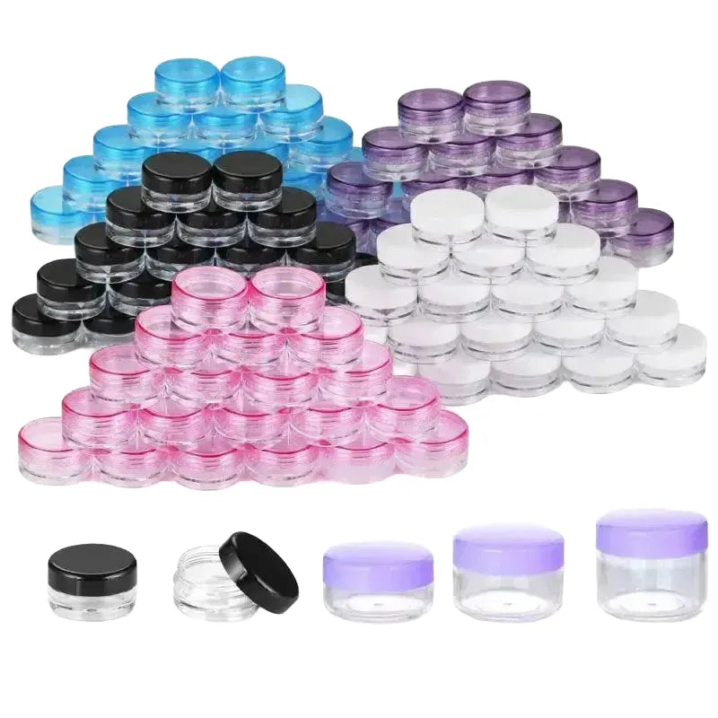 Leak-Proof Cosmetic Jars for Skincare — Clear